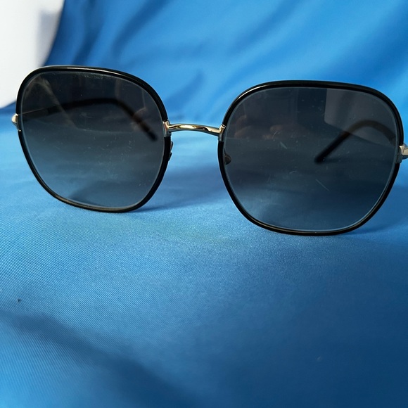 Prada PR 67XS Women's Sunglasses Pale Gold/Black/Grey Gradient 55 - Picture 4 of 6